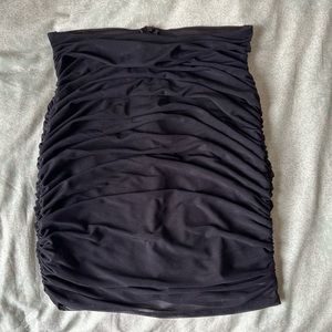 GUESS black ruched skirt size small